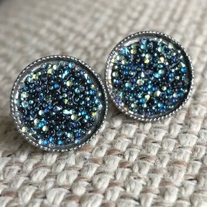 Sabika S19 Dialogues Medallion Stud Earrings